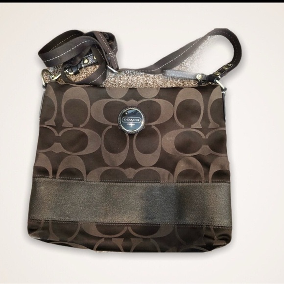 Vintage Coach Brown Crossbody Bag